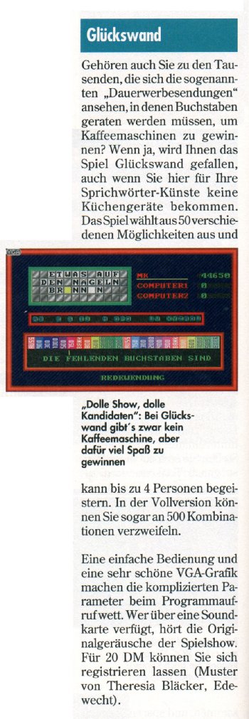 PC Praxis 7/93 Artikel