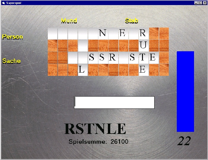 Bild von Gl&uuml;ckswand - Superspiel